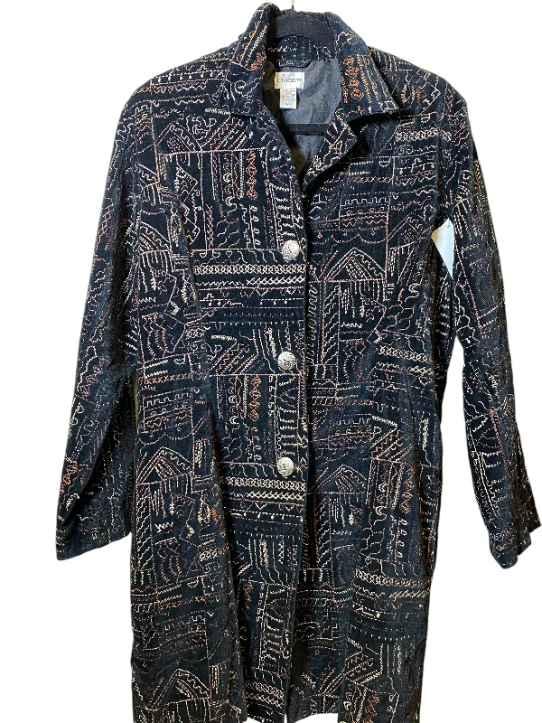 Women's Casual Tweed Blazers -Blazer By Chicos In Multi-colored, Size: 10