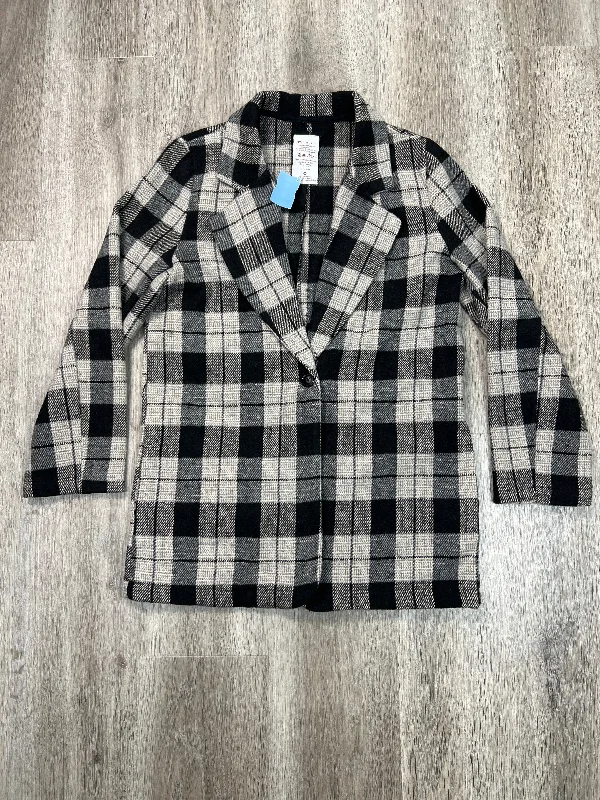 Women's Blazers for Fall -Blazer By FORINA In Plaid Pattern, Size: Xs