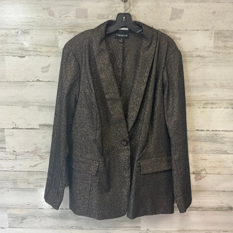 Women's Wide-lapel Blazers -Blazer By Lane Bryant In Black, Size: 2x