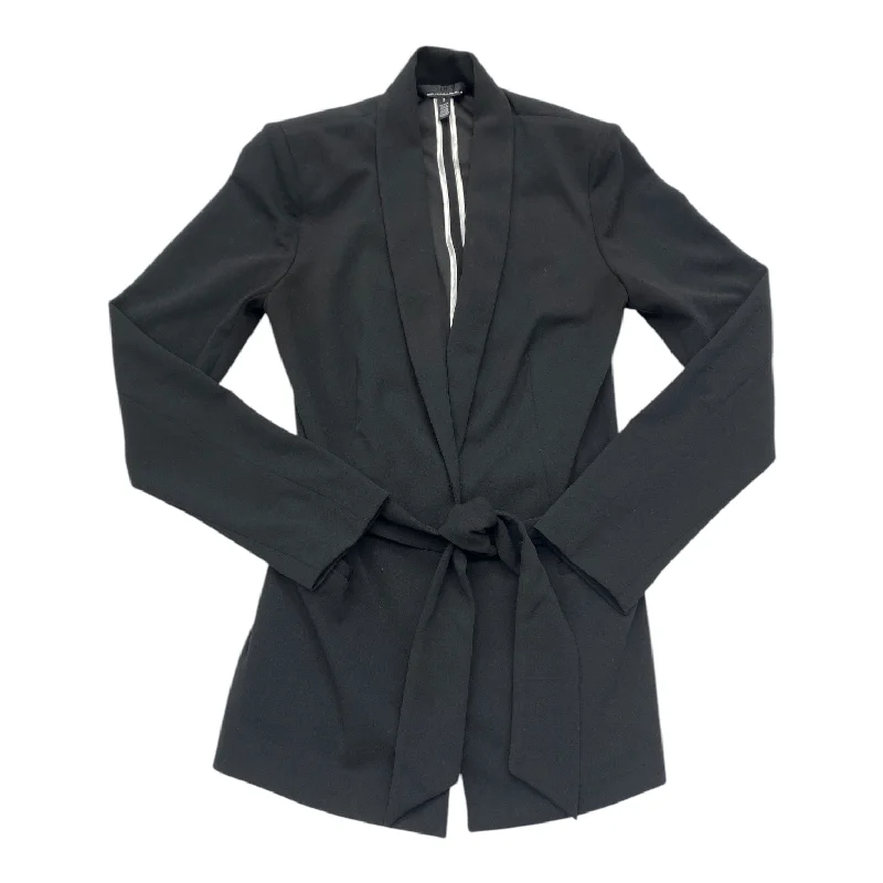 Women's Wool Checked Blazers -Blazer By White House Black Market In Black, Size: 2