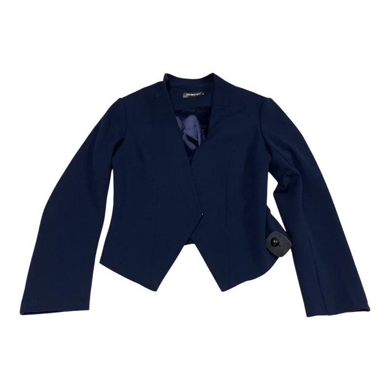 Women's Blazers with Embellishments -Blazer By Allegra K In Navy, Size: Xs