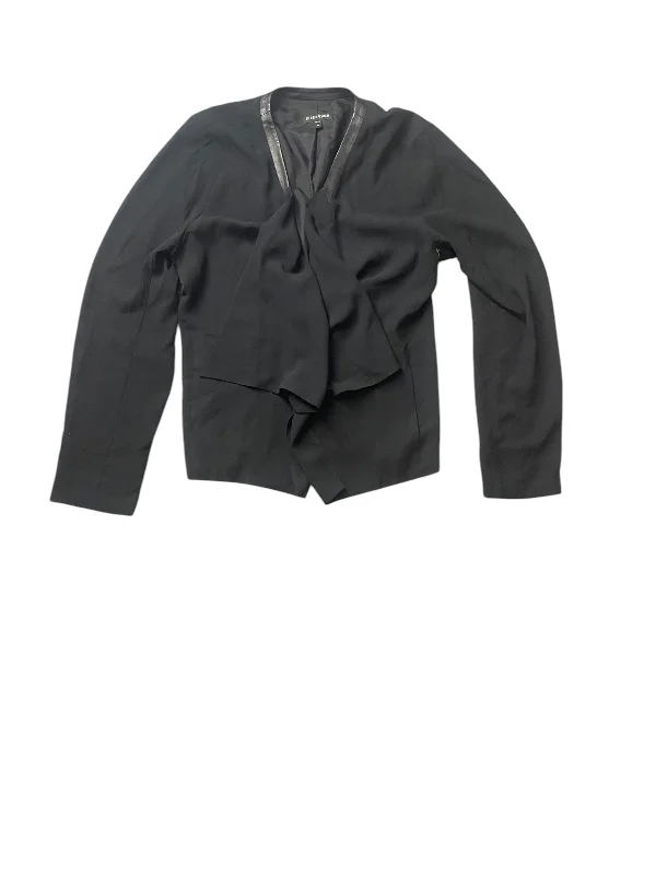 Women's Velvet Blazers for Winter -Blazer By Eileen Fisher In Black, Size: M