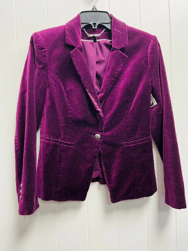 Women's Wrap Style Blazers -Blazer By White House Black Market In Purple, Size: S