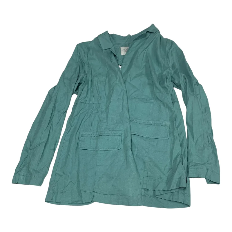 Women's Woolen Winter Blazers -Blazer By Torrid In Blue, Size: L