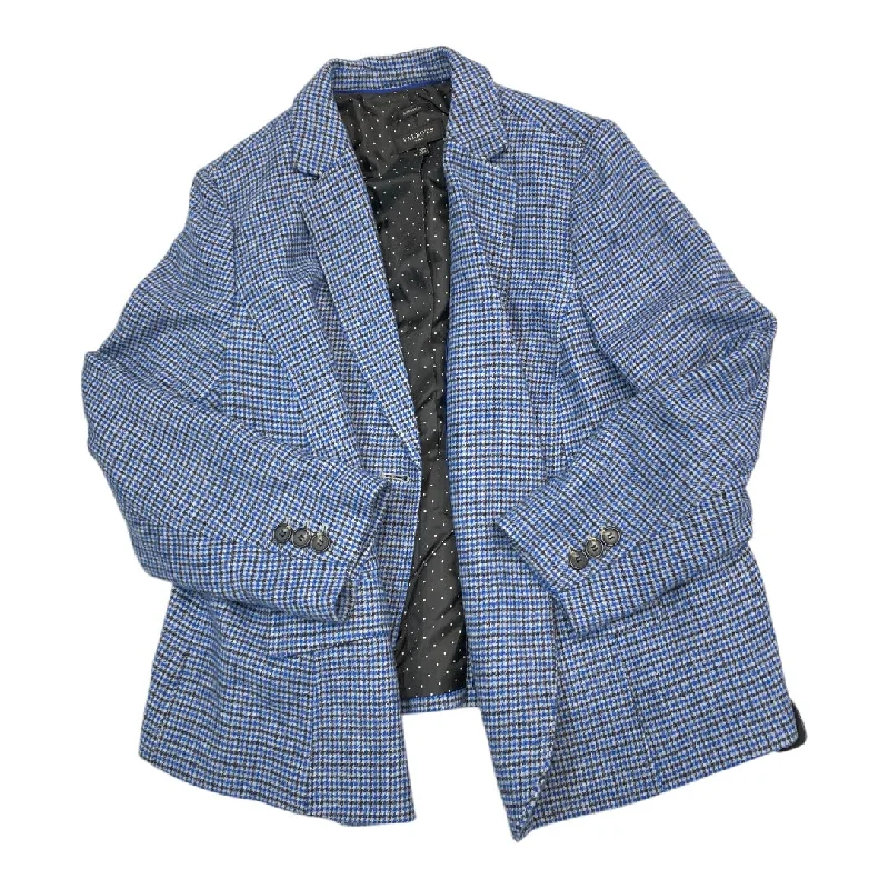 Women's Blazers with Button Flaps -Blazer By Talbots In Plaid Pattern, Size: 20