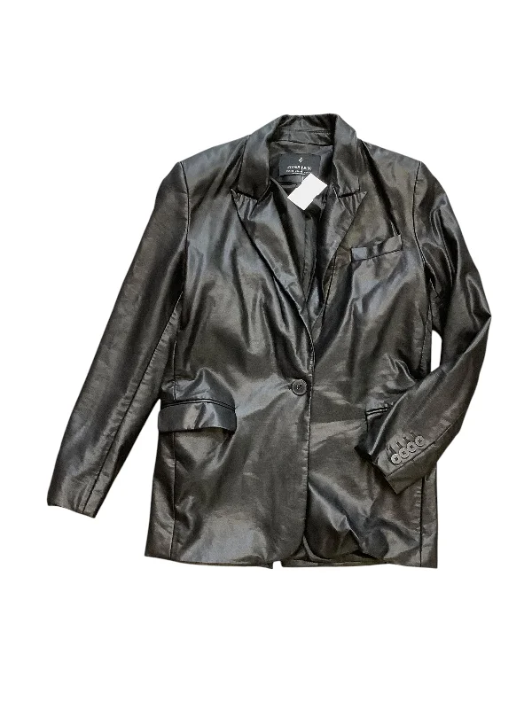 Women's Blazers with Waist Tie -Blazer By Cmb In Black, Size: Xs
