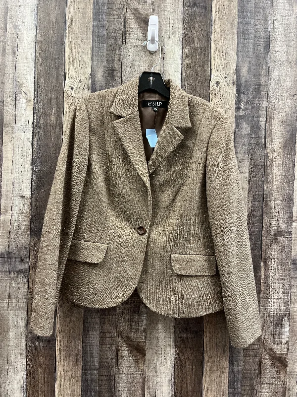 Women's Elegant Office Blazers -Blazer By Kasper In Brown, Size: M