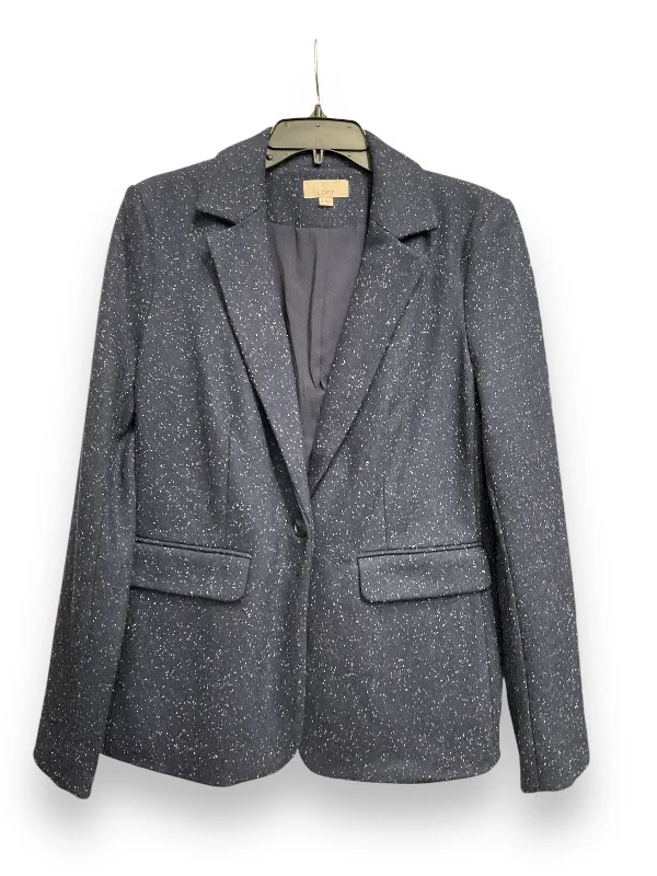 Women's Blazers with Plain Buttons -Blazer By Loft In Navy, Size: S