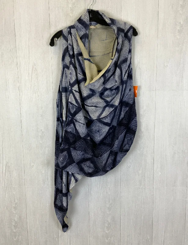 Kimono for Easy Fashion-Kimono By Soft Surroundings In Blue & Cream, Size: L