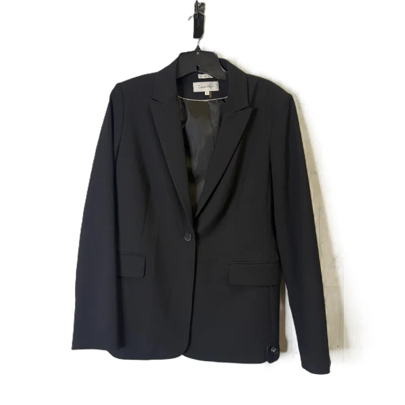 Women's Lightweight Blazers -Blazer By Calvin Klein In Black, Size: 10