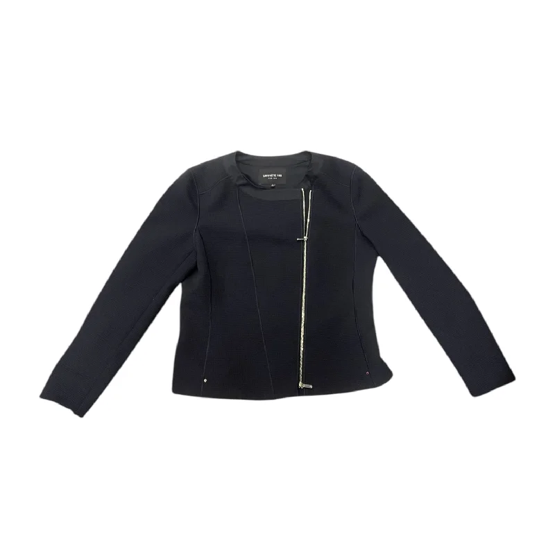 Women's Full-length Woolen Blazers -Blazer By Lafayette 148 In Navy, Size: 8