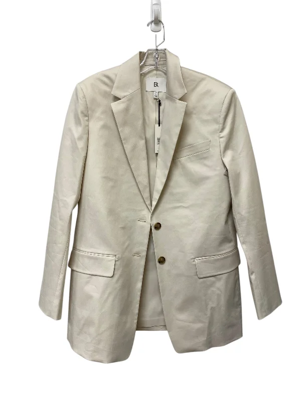 Women's Bold Color Blazers -Blazer By Banana Republic In Cream, Size: 8