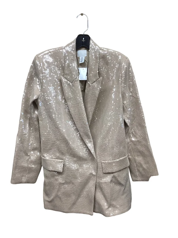 Women's Eco-friendly Blazers -Blazer By H&m In Tan, Size: Xs