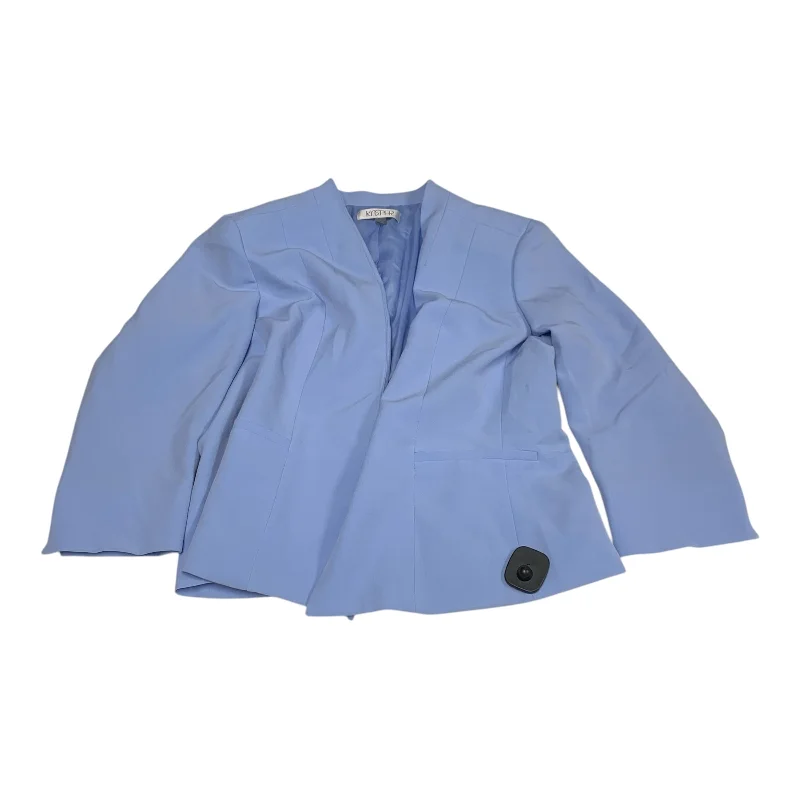 Women's Cool-Weather Office Blazers -Blazer By Kasper In Blue, Size: Xl