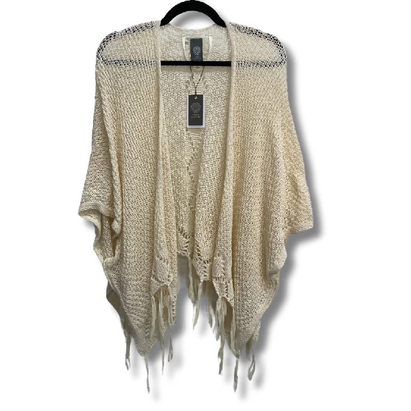 Kimono with Soft Draping-Kimono By Vince Camuto In Tan, Size: Osfm