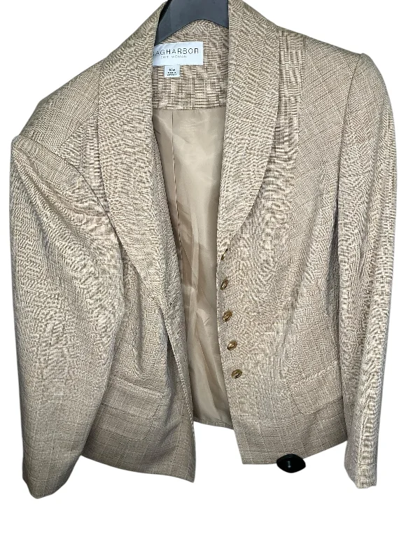 Women's Double-breasted Blazers -Blazer By Sag Harbor In Brown, Size: 16