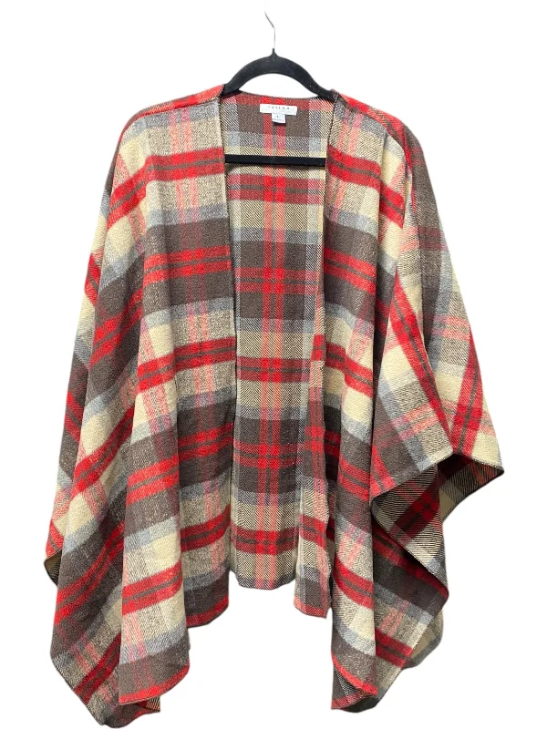 Kimono for Chill Evenings-Kimono By Favlux In Plaid Pattern, Size: L
