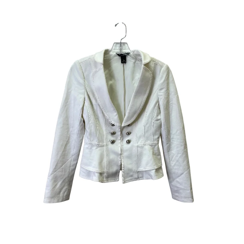 Women's Semi-formal Blazers -Blazer By White House Black Market In Cream, Size:Xs