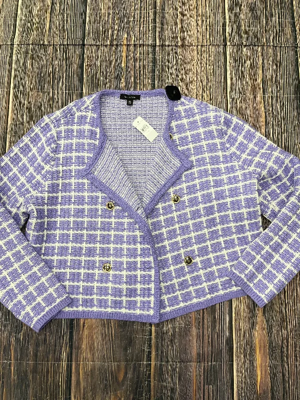 Women's Blazers for Special Occasions -Blazer By Ann Taylor In Purple, Size: 1x
