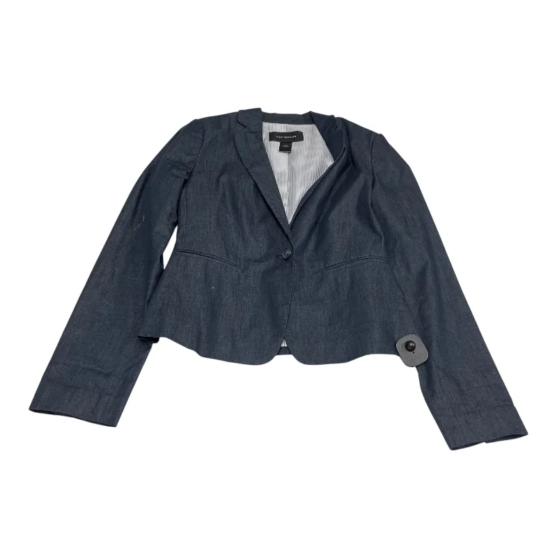 Women's Belted Blazers -Blazer By Ann Taylor In Navy, Size: Xs
