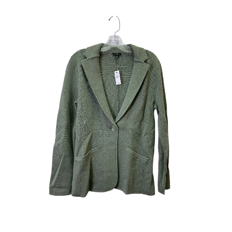 Women's Blazers for Evening Dress-up -Blazer By Talbots In Green, Size:M