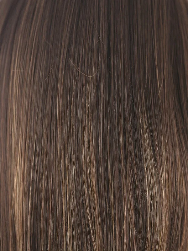 Coffee Latte R | Dark Root, Dark Brown base with 50/50 of Med Choc Brn + Med Golden Blond