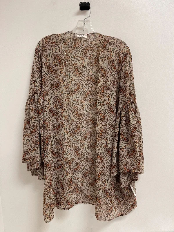 Silk Kimono-Kimono By Umgee In Brown, Size: M