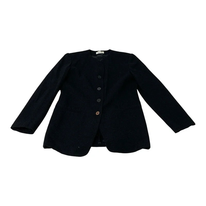 Women's Short Sleeve Blazers -Blazer By Talbots In Black, Size: S