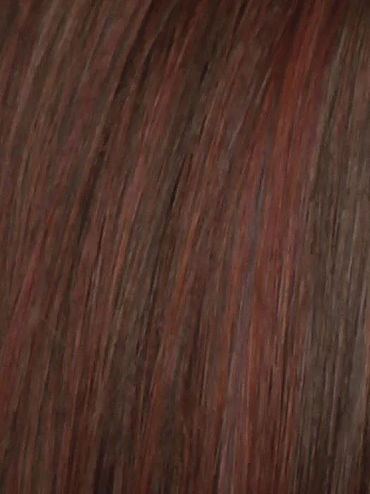 RL33 35 DEEPEST RUBY Dark Auburn Evenly Blended with Ruby Red