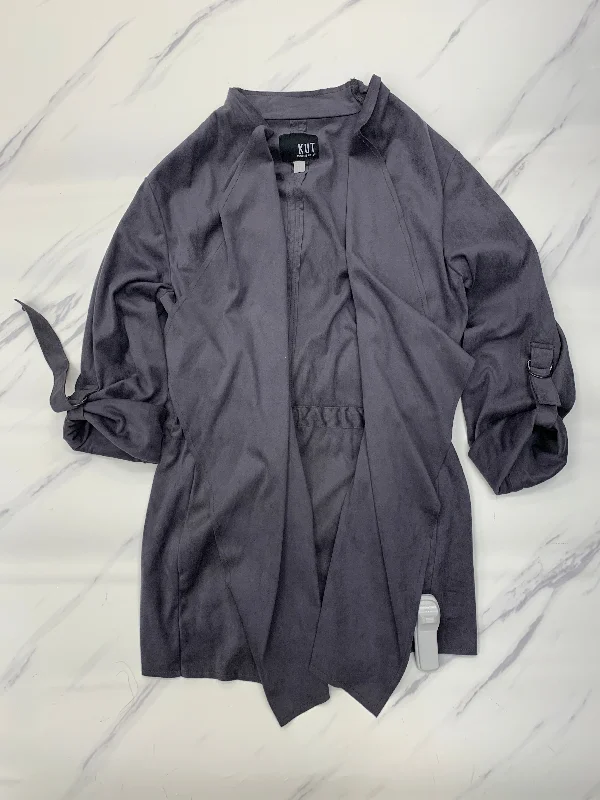 Women's Blazers with Puff Sleeves -Blazer By Kut In Grey, Size: M
