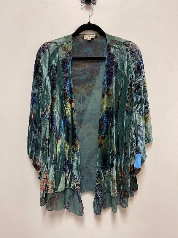 Kimono for Relaxed Yet Chic Style-Kimono By Live And Let Live In Green, Size: S