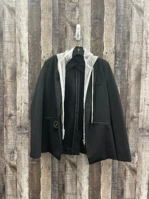 Women's Orange Blazers -Blazer By Peyton Jensen In Black, Size: M
