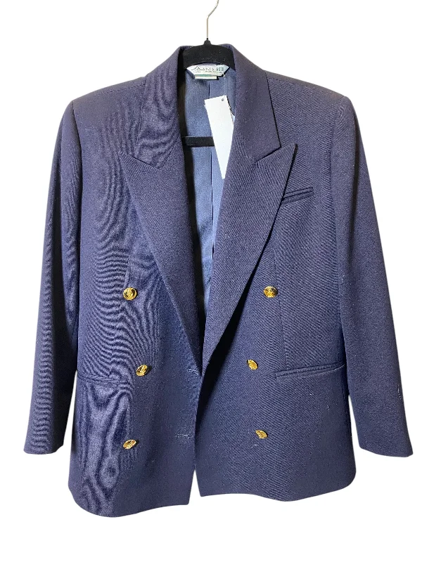 Women's Casual Work Blazers -Blazer By Clothes Mentor In Navy, Size: M