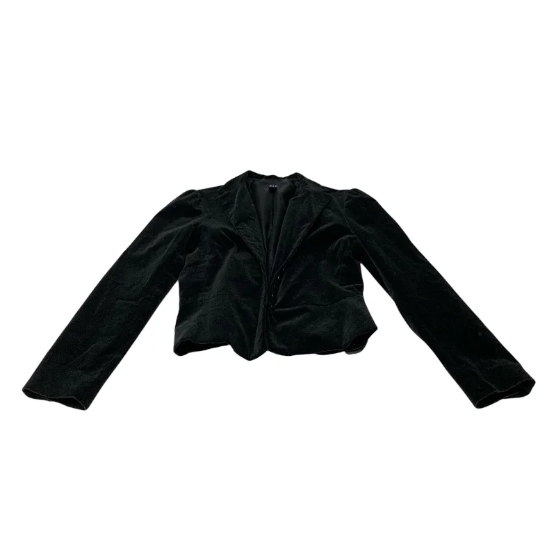 Women's Blazers with Contrast Collar -Blazer By Gap In Black, Size: M