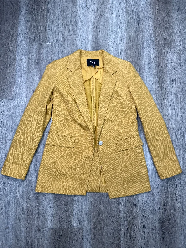 Women's Casual Blazers -Blazer By Lafayette 148 In Yellow, Size: Xs