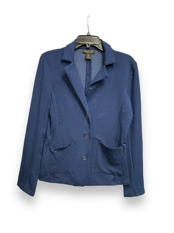 Women's Black Wool Blazers -Blazer By Rachel Zoe In Blue, Size: S