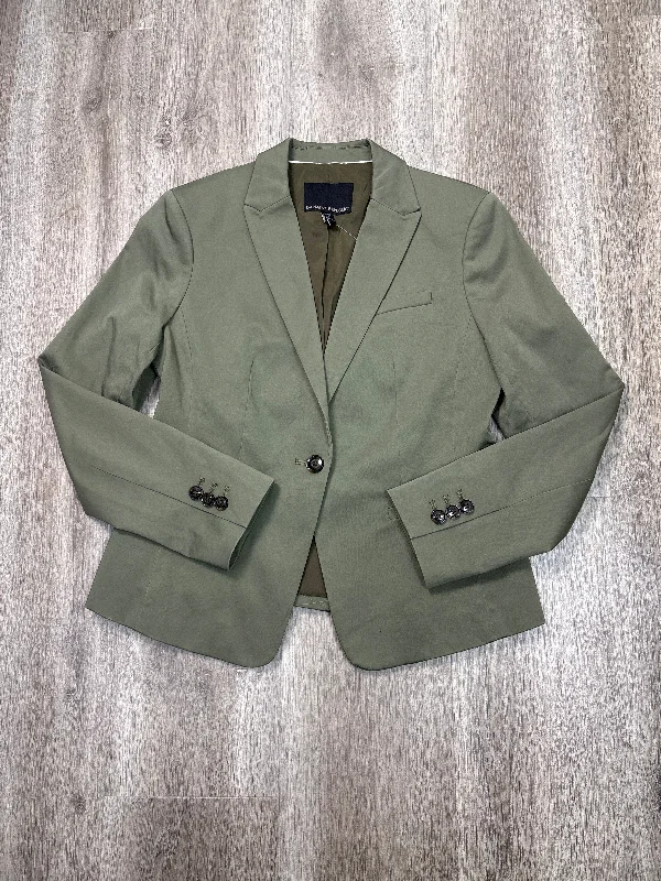 Women's Comfy Office Blazers -Blazer By Banana Republic In Green, Size: Xsp