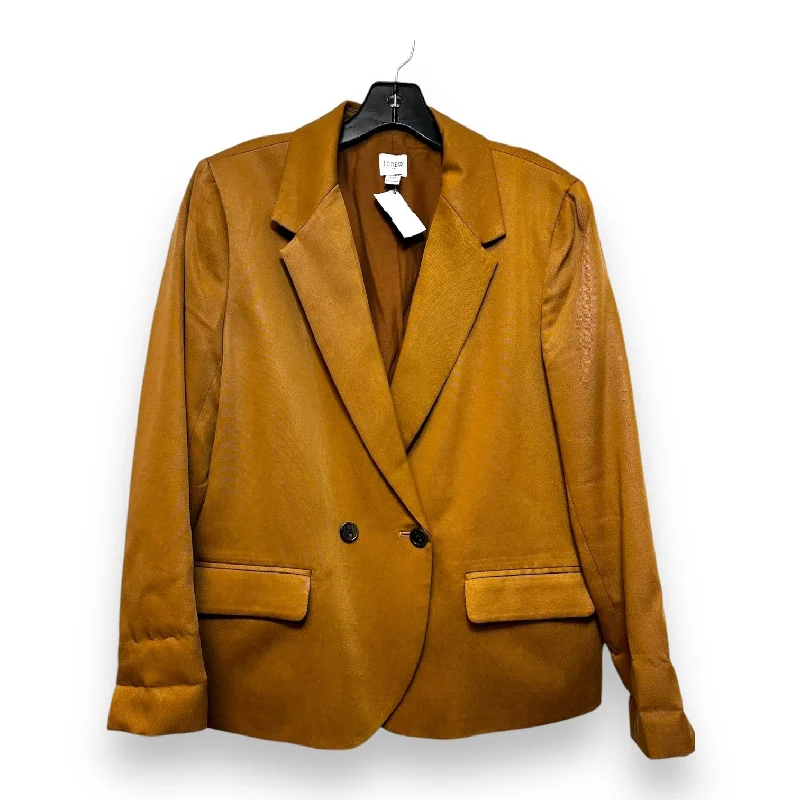 Women's Blazers with Scarf -Blazer By J. Crew In Tan, Size: 10
