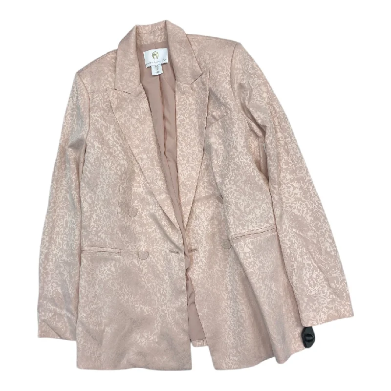 Women's Button-down Casual Blazers -Blazer By House Of Harlow In Pink, Size: M