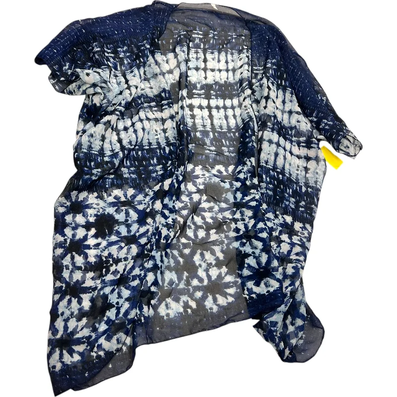 Kimono for Day to Night Style-Kimono By Clothes Mentor In Blue, Size: Xl