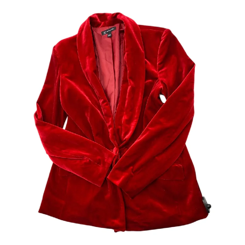 Women's Trendy Checkered Blazers -Blazer By Inc In Red, Size: L