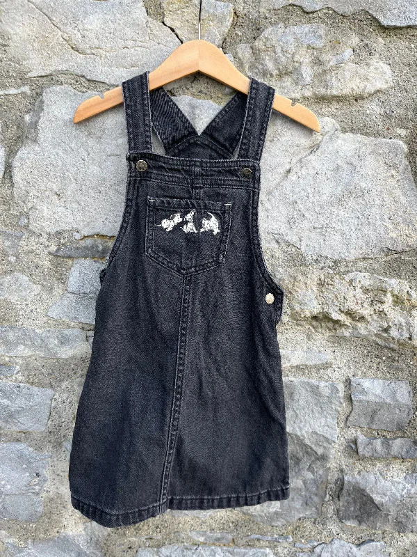 Women's Blouson Dress-101 Dalmatians pinafore  4-5y (104-110cm)
