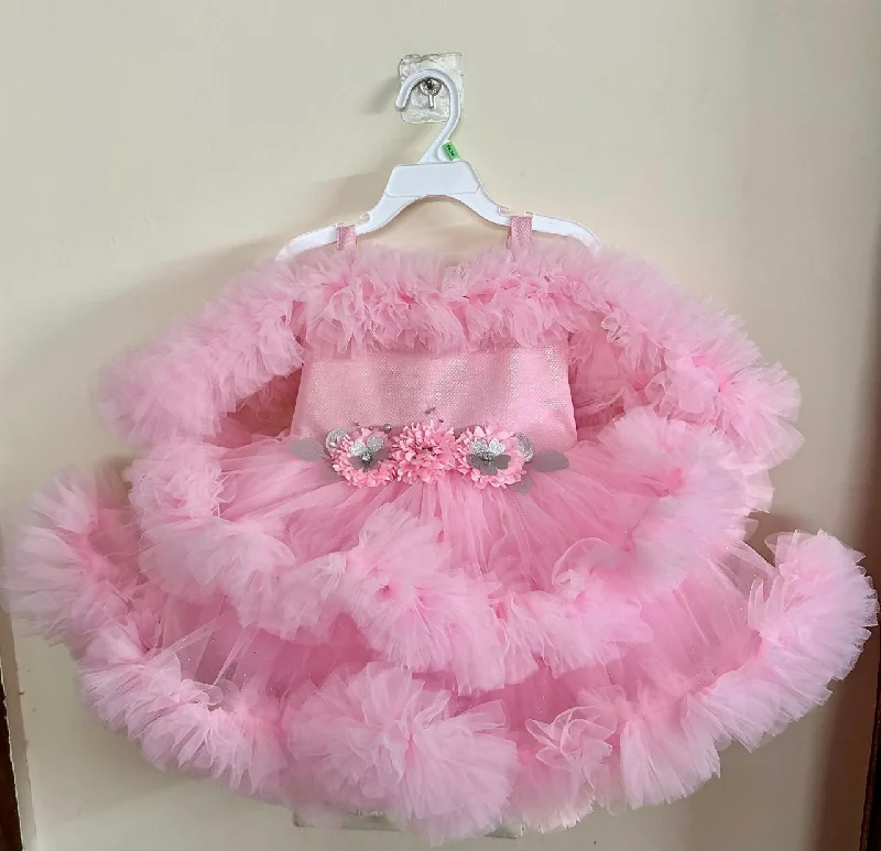 Women's Sleeveless Dress-1st Birthday Baby Barbie Dress