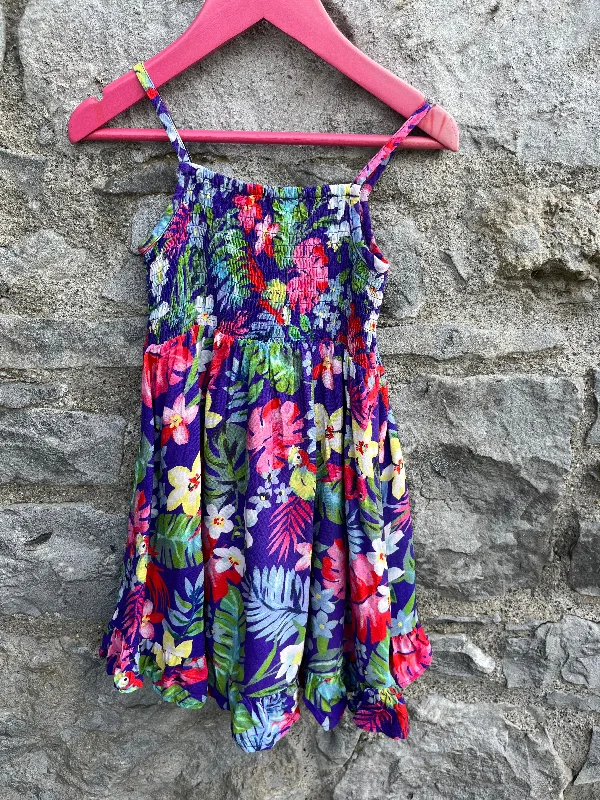 Women's Body-hugging Dress-Floral sundress   2-3y (92-98cm)