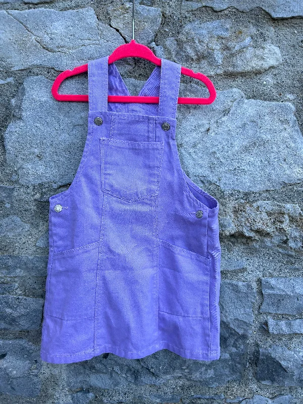 Women's Metallic Dress-Lilac pinafore  2-3y (92-98cm)