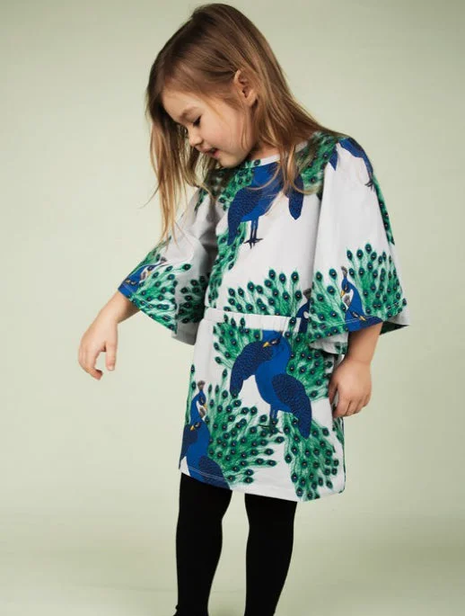 Women's Summer Dress-MR peacock dress  6-7y (116-122cm)
