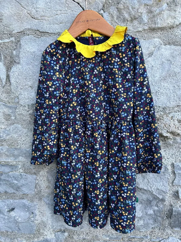 Women's Smart Fit Dress-Navy floral dress 2-3y (92-98cm)