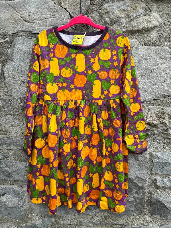 Women's Boho Dress-Pumpkins purple dress  4y (104cm)