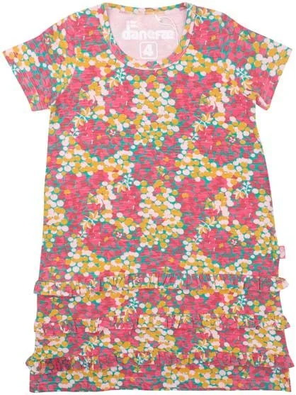 Women's Holiday Dress-Red berries dress 6-7y (116-122cm)