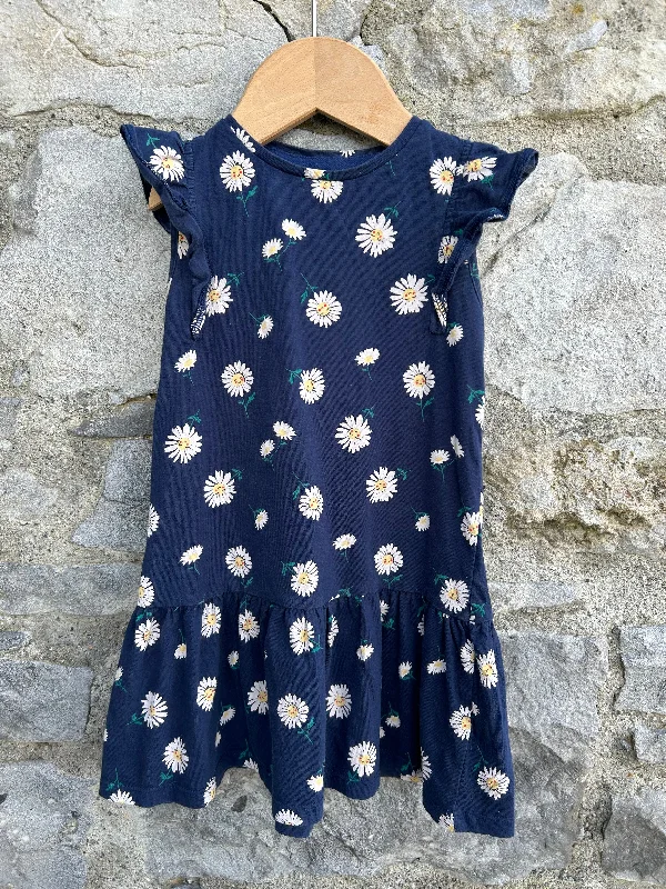 Women's Polished Dress-Smiley daisies dress  2-3y (92-98cm)